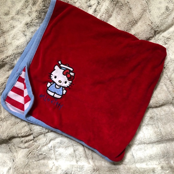 hello kitty baby blanket